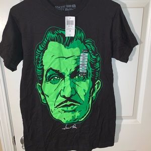 9Vincent Price Green Face Tee